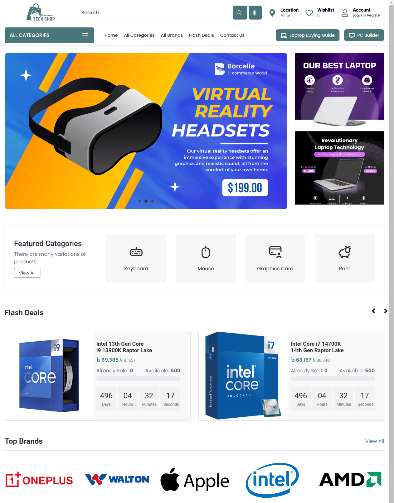 CorpoShop E-Commerce