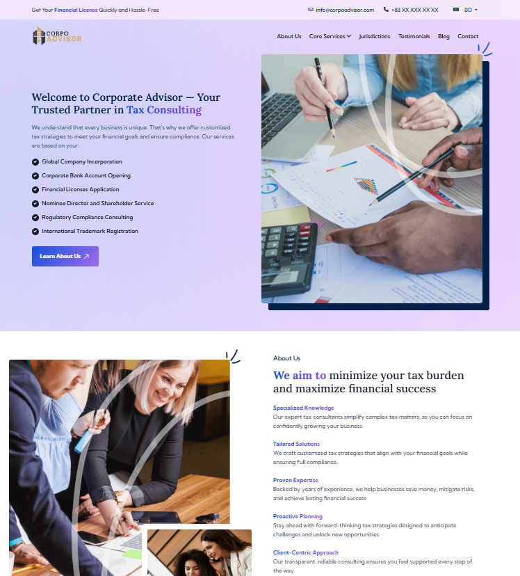 Corporate Advisor